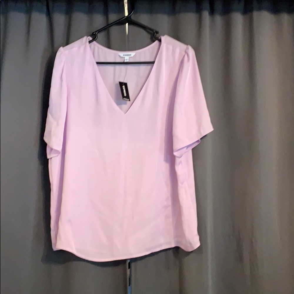 Espress lavender blouse NWT